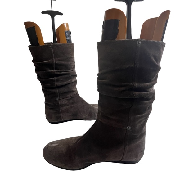 PRADA SPORT
Suede Pleated Accents Slouch Boots size 39 - Picture 14 of 16